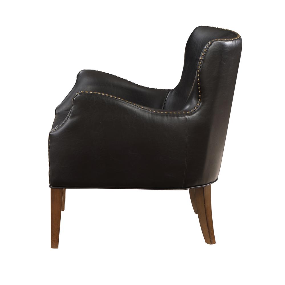 Dallas Deep Brown High Leg Slope Arm Chair