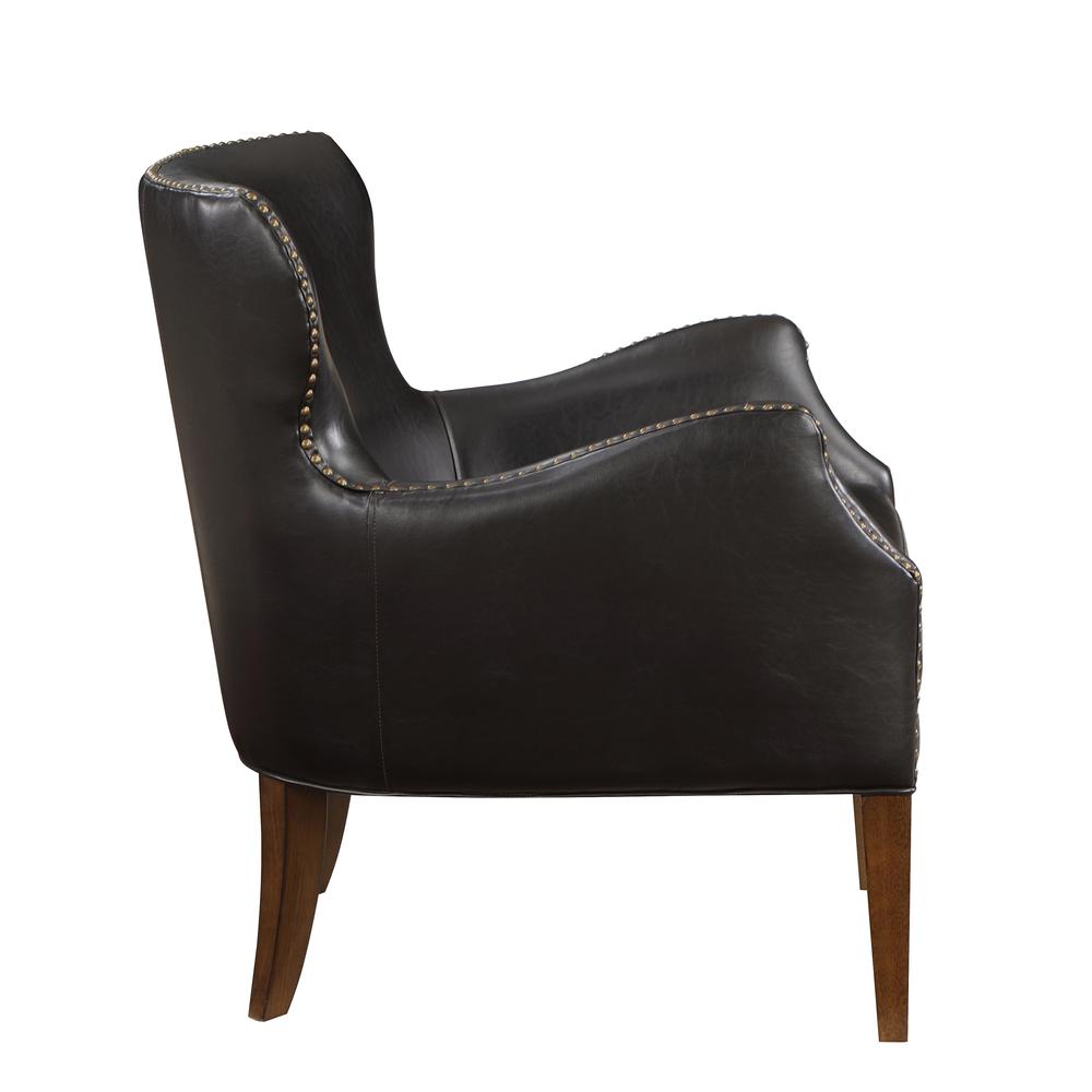 Dallas Deep Brown High Leg Slope Arm Chair