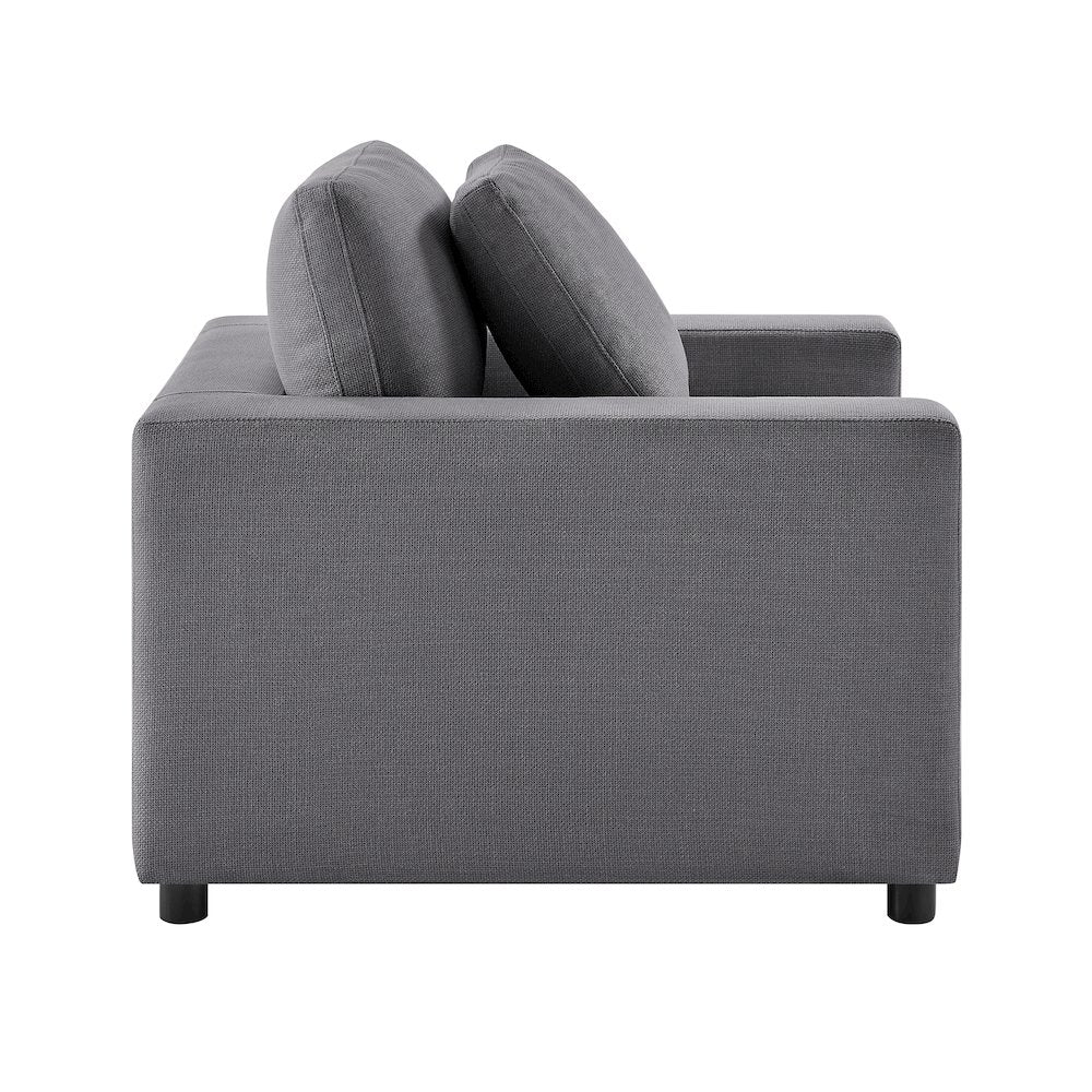 Casella Modern Armchair - Charcoal