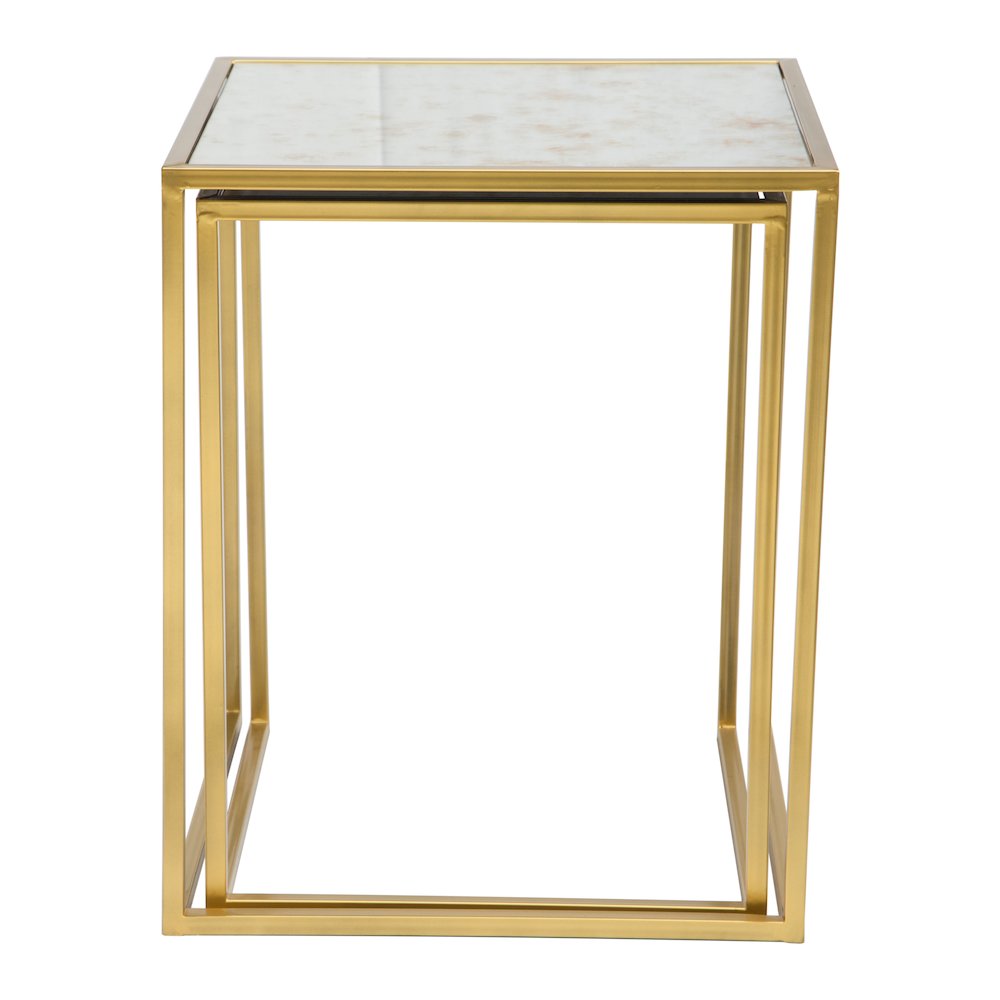 Calais Nesting Tables (2-Piece) Gold