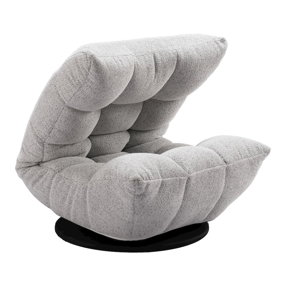 Down Go Swivel Chair Ash Gray
