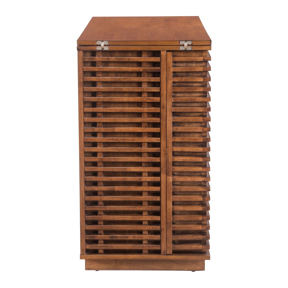 Linea Bar Cabinet Walnut