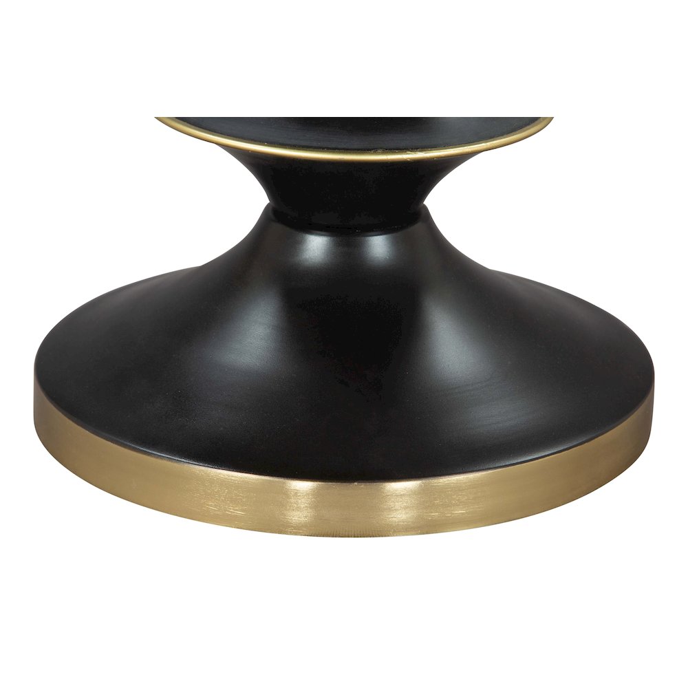 Donahue Side Table Gold & Black