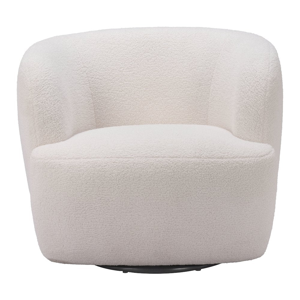 Govan Swivel Chair Ivory