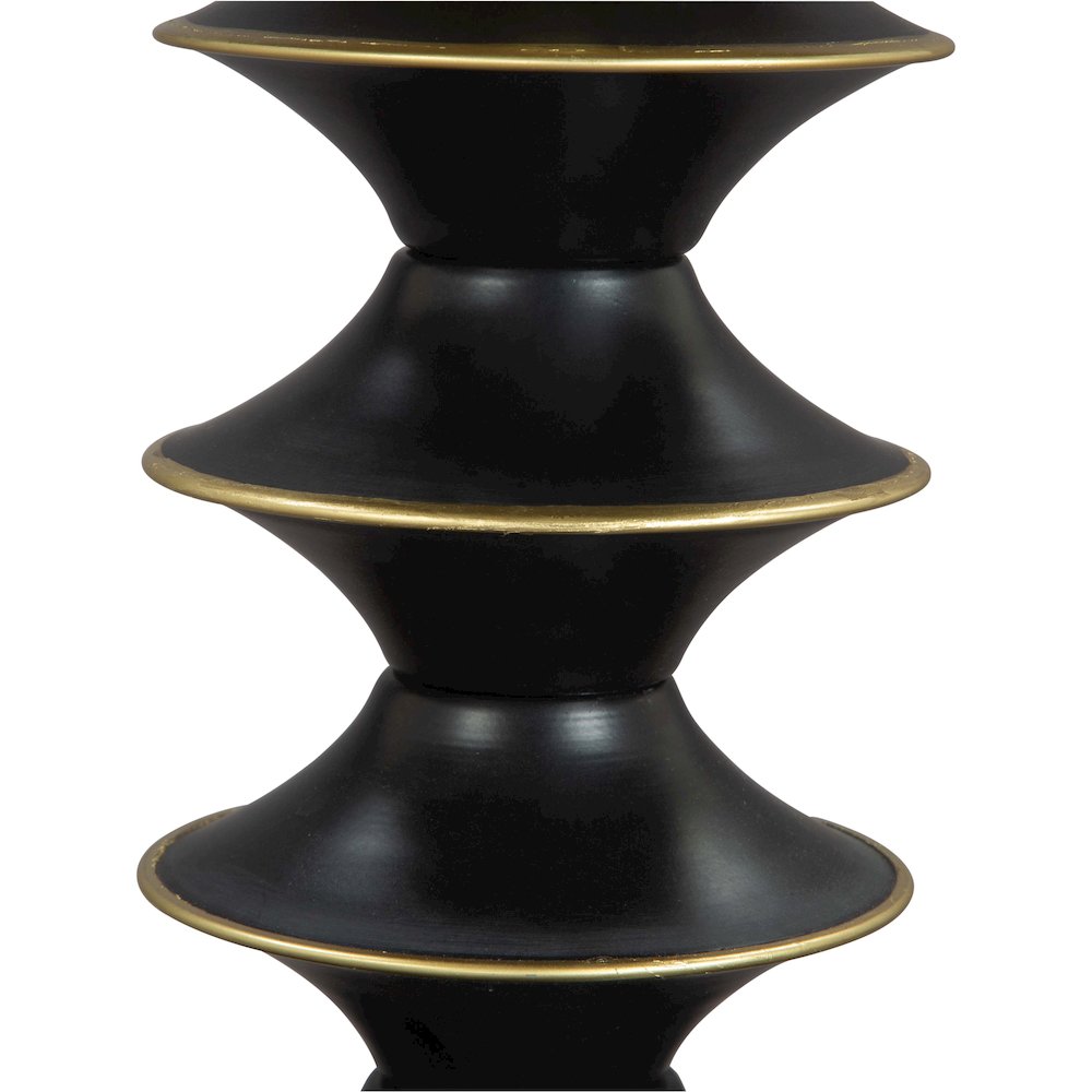 Donahue Side Table Gold & Black