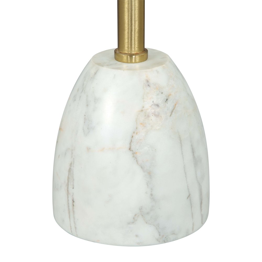 Cynthia Side Table White & Gold