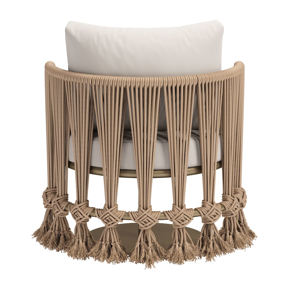 Uzel Accent Chair White