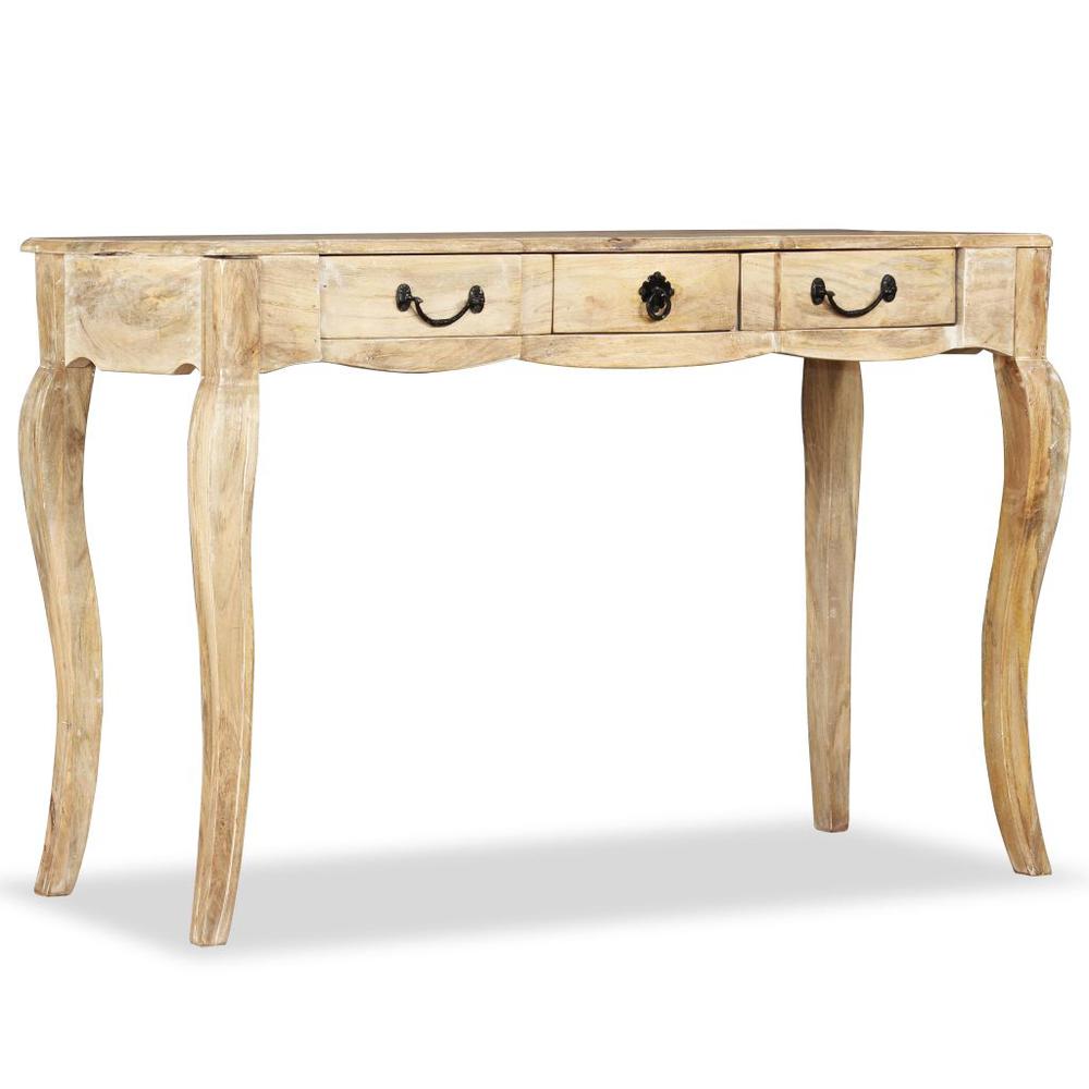 vidaXL Console Table Solid Mango Wood 47.2"x19.7"x31.5", 243987