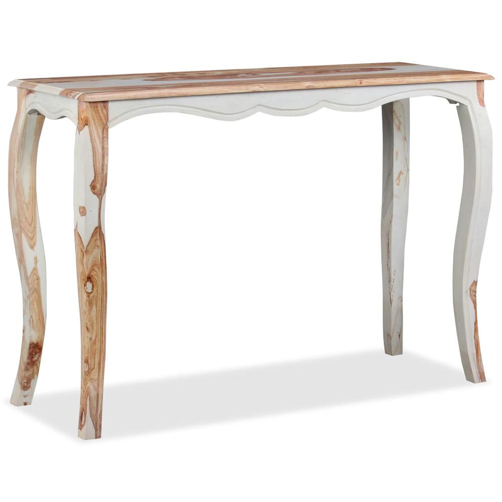 vidaXL Console Table Solid Sheesham Wood 43.3"x15.7"x29.9"