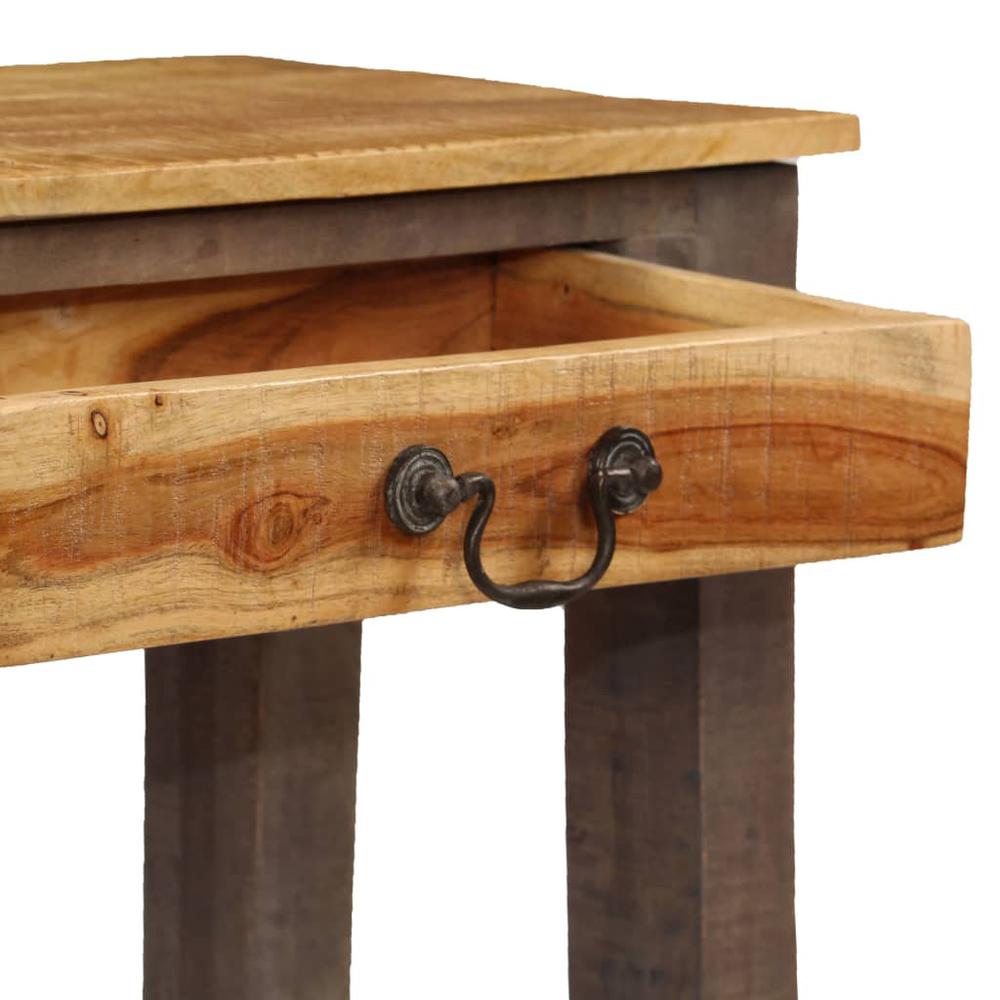 vidaXL Console Table Solid Wood Vintage 46.5"x11.8"x31.5", 244966