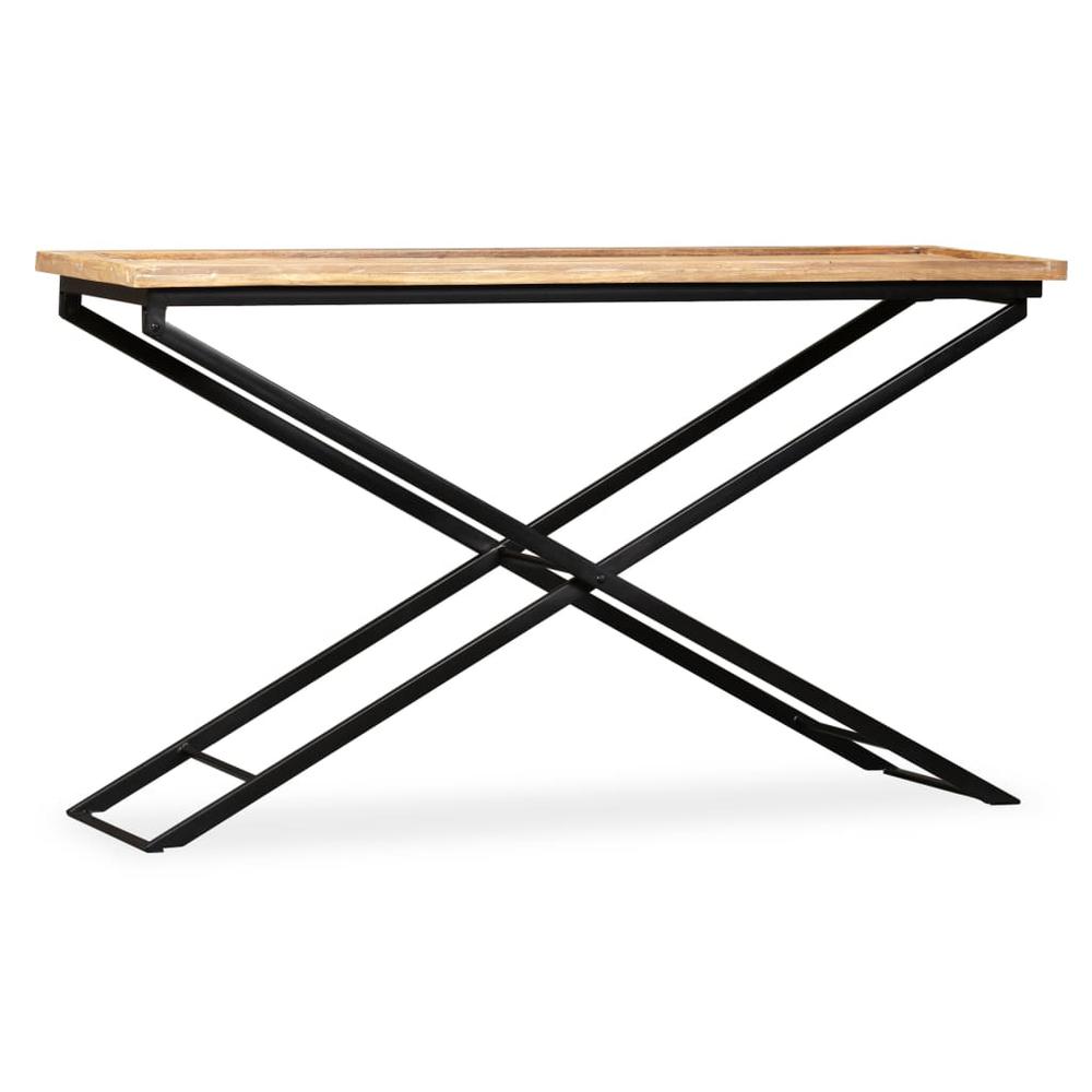 vidaXL Console Table Solid Mango Wood 51.2"x15.7"x31.5"