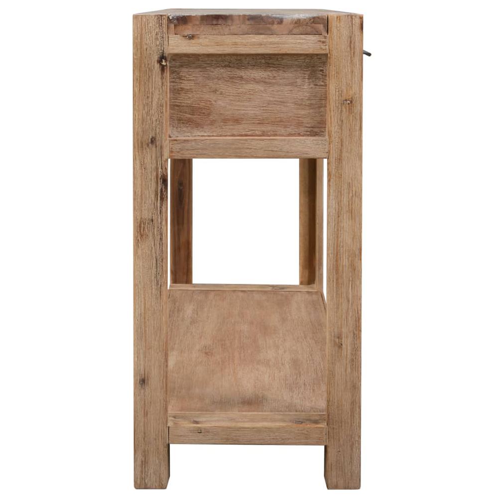 vidaXL Console Table 32.3"x13"x28.7" Solid Acacia Wood, 245684