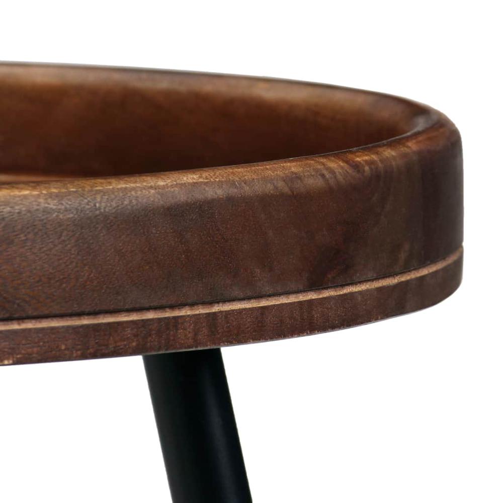 vidaXL Table Set 3 Pieces Solid Mango Wood and Steel, 246284