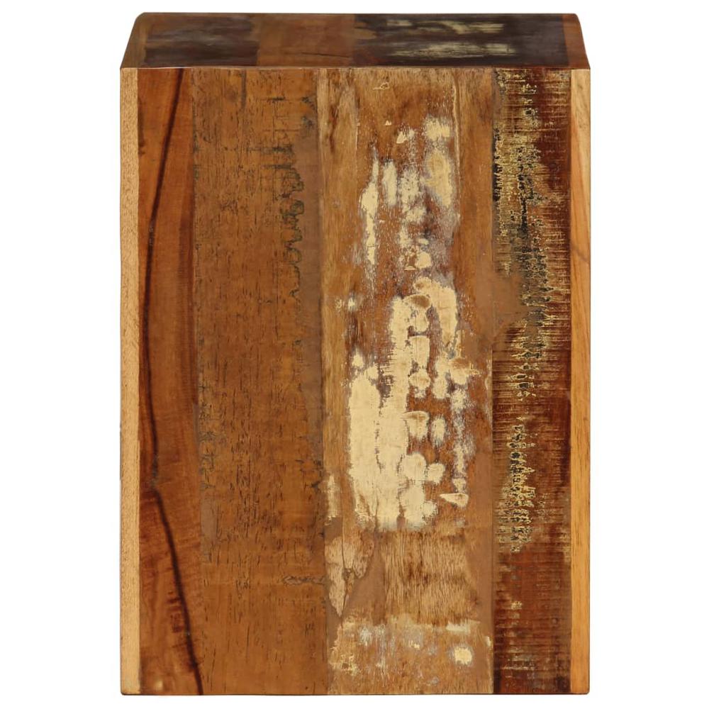 vidaXL Stool 15.7"x11.8"x15.7" Solid Reclaimed Wood, 246270