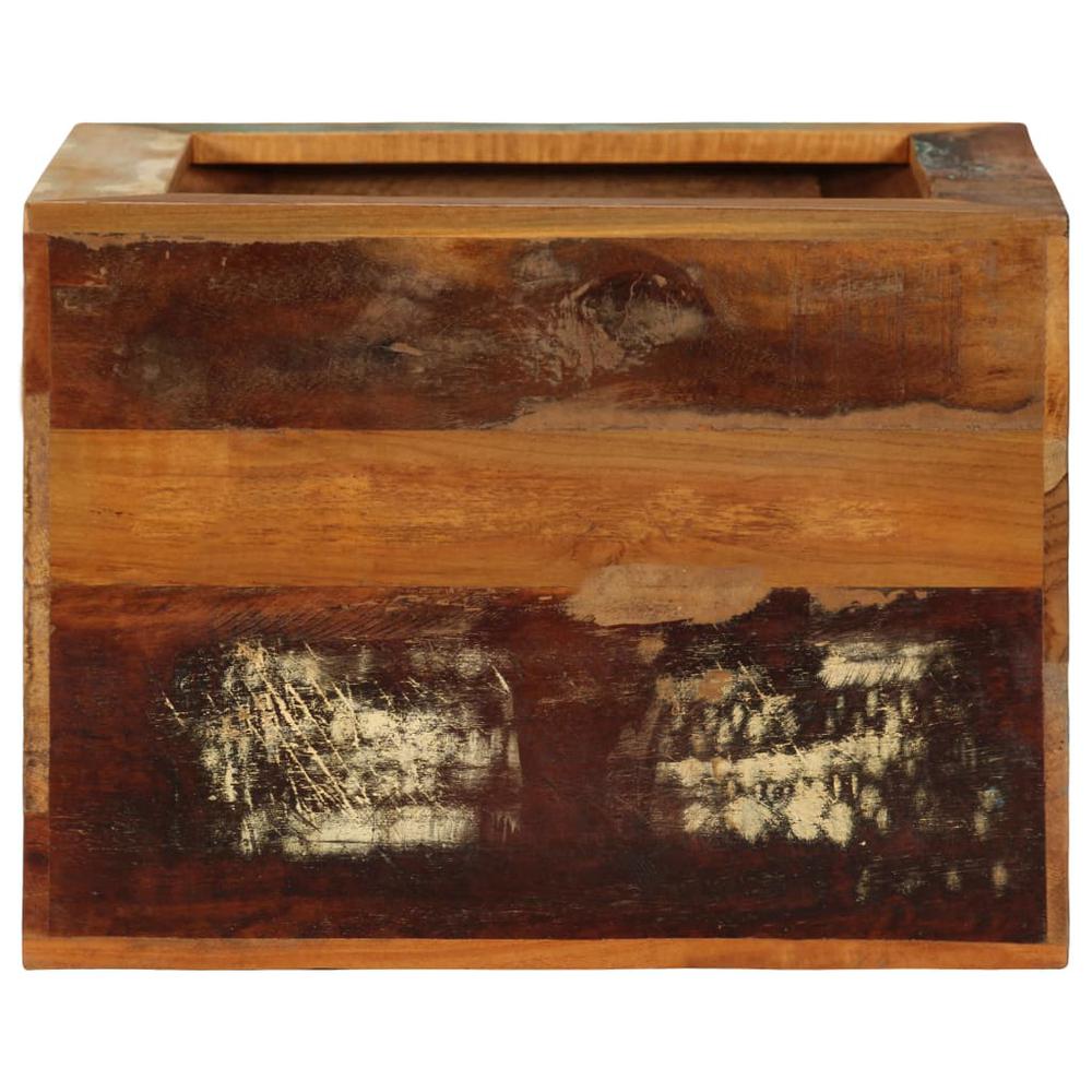 vidaXL Stool 15.7"x11.8"x15.7" Solid Reclaimed Wood, 246270