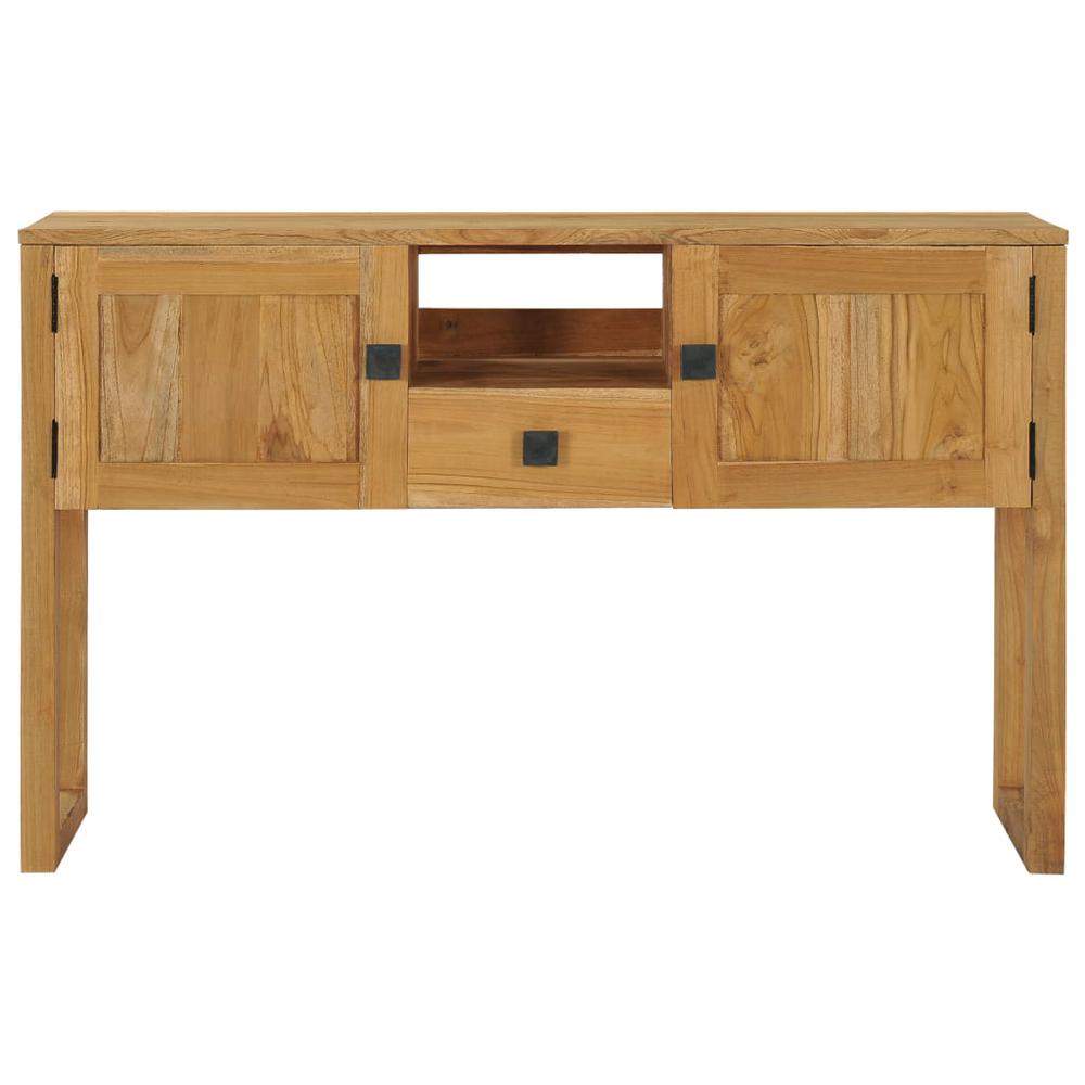 vidaXL Console Table 47.2"x12.6"x29.5" Solid Teak Wood, 288844