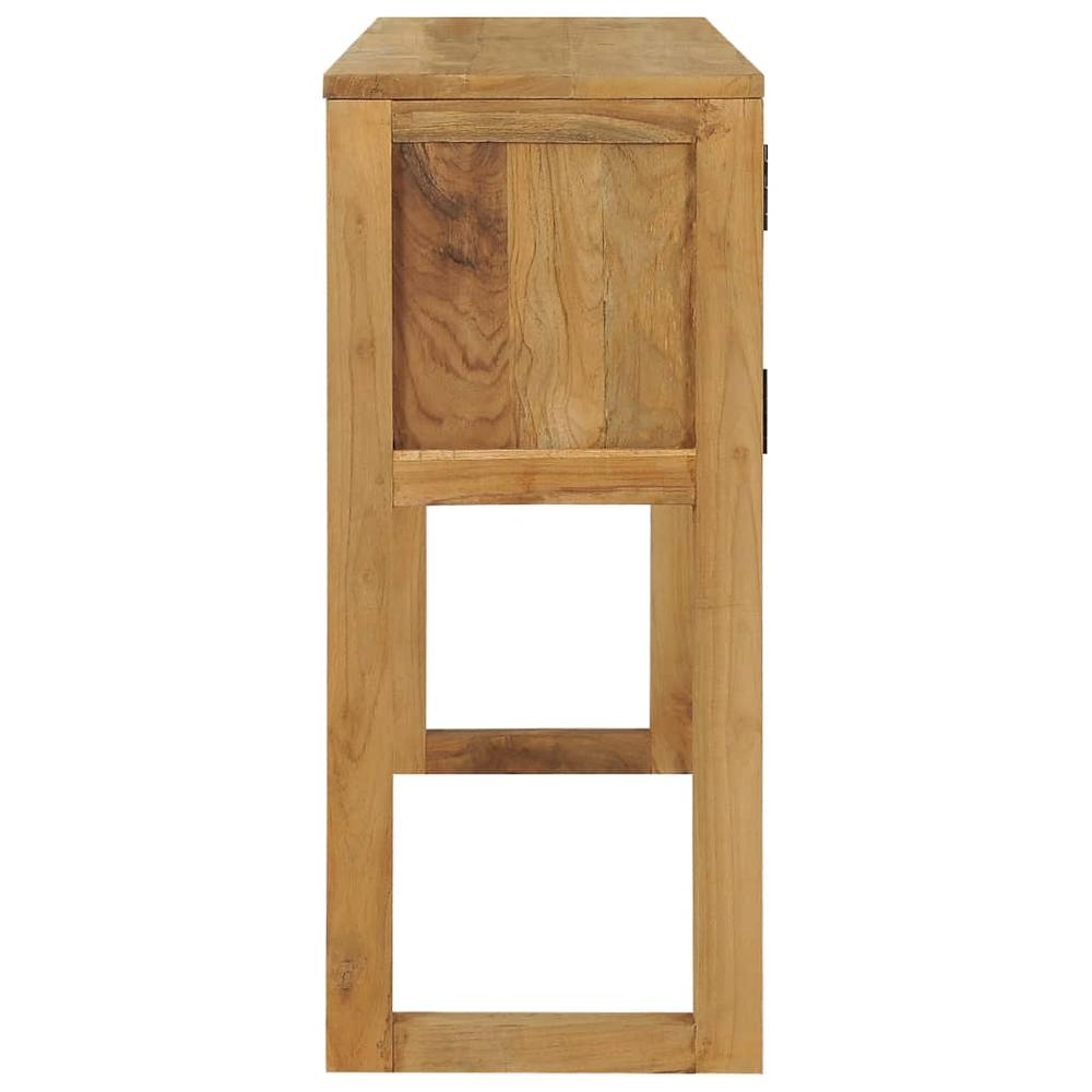 vidaXL Console Table 47.2"x12.6"x29.5" Solid Teak Wood, 288844