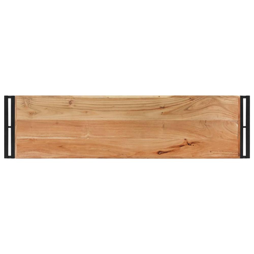 vidaXL Console Table 47.2"x11.8"x29.5" Solid Acacia Wood 1100
