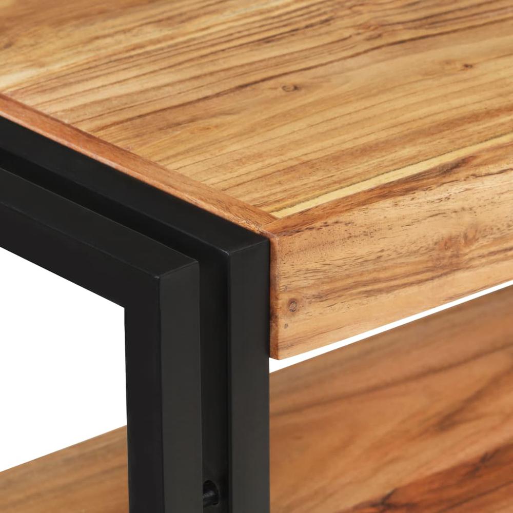 vidaXL Console Table 47.2"x11.8"x29.5" Solid Acacia Wood 1100