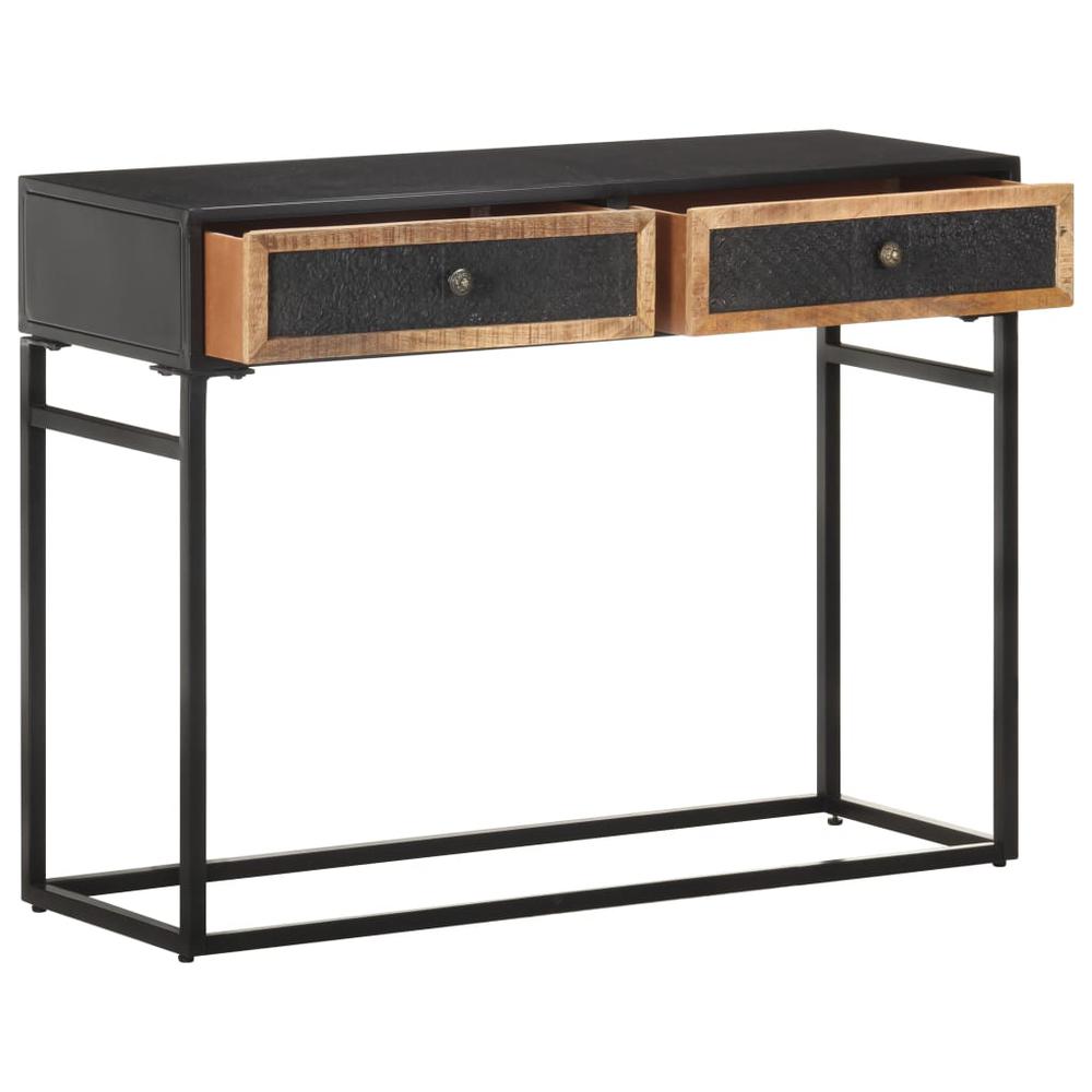 vidaXL Console Table 39.4"x13.8"x29.5" Solid Mango Wood 3151