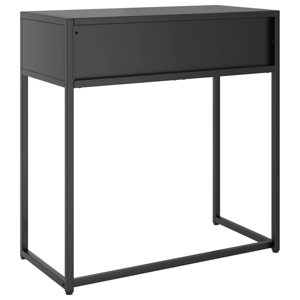 vidaXL Console Table Anthracite 28.3"x13.8"x29.5" Steel
