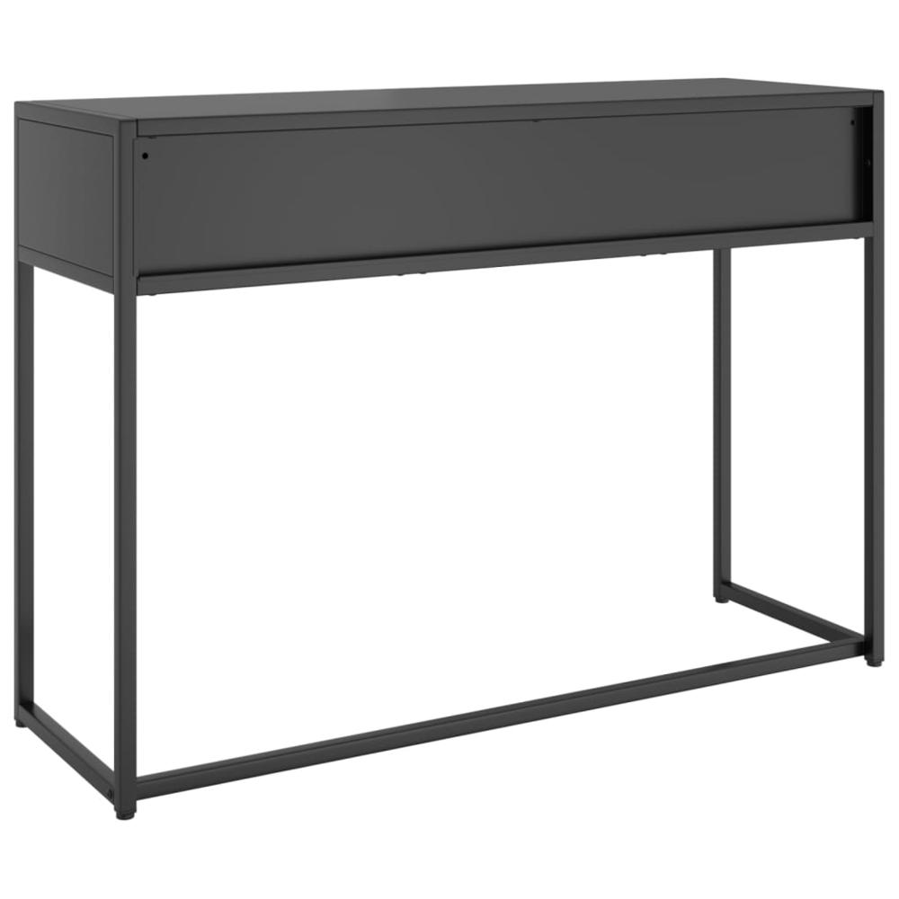 vidaXL Console Table Anthracite 41.7"x13.8"x29.5" Steel