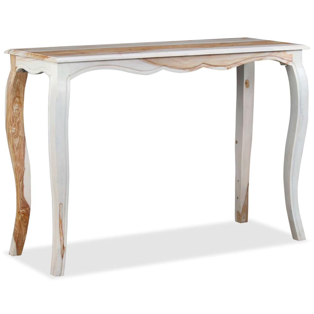 vidaXL Console Table Solid Sheesham Wood 43.3"x15.7"x29.9"