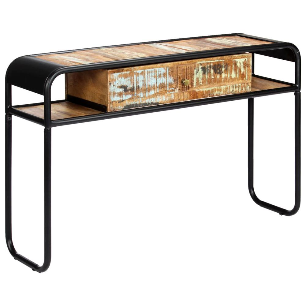 vidaXL Console Table 46.5"x11.8"x29.5" Solid Reclaimed Wood