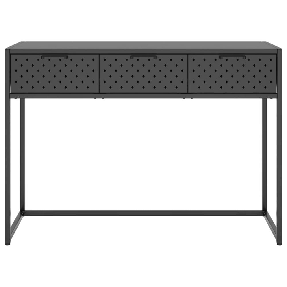 vidaXL Console Table Anthracite 41.7"x13.8"x29.5" Steel