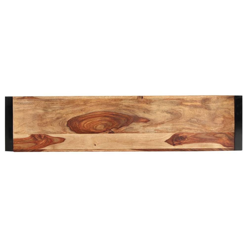 vidaXL Console Table 59.1"x13.8"x29.9" Solid Sheesham Wood