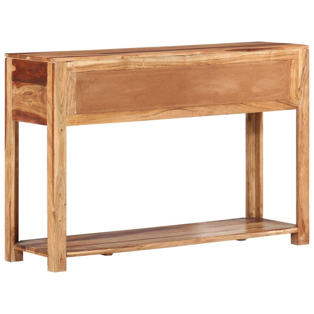 vidaXL Console Table 43.3"x13.8"x29.5" Solid Wood Acacia