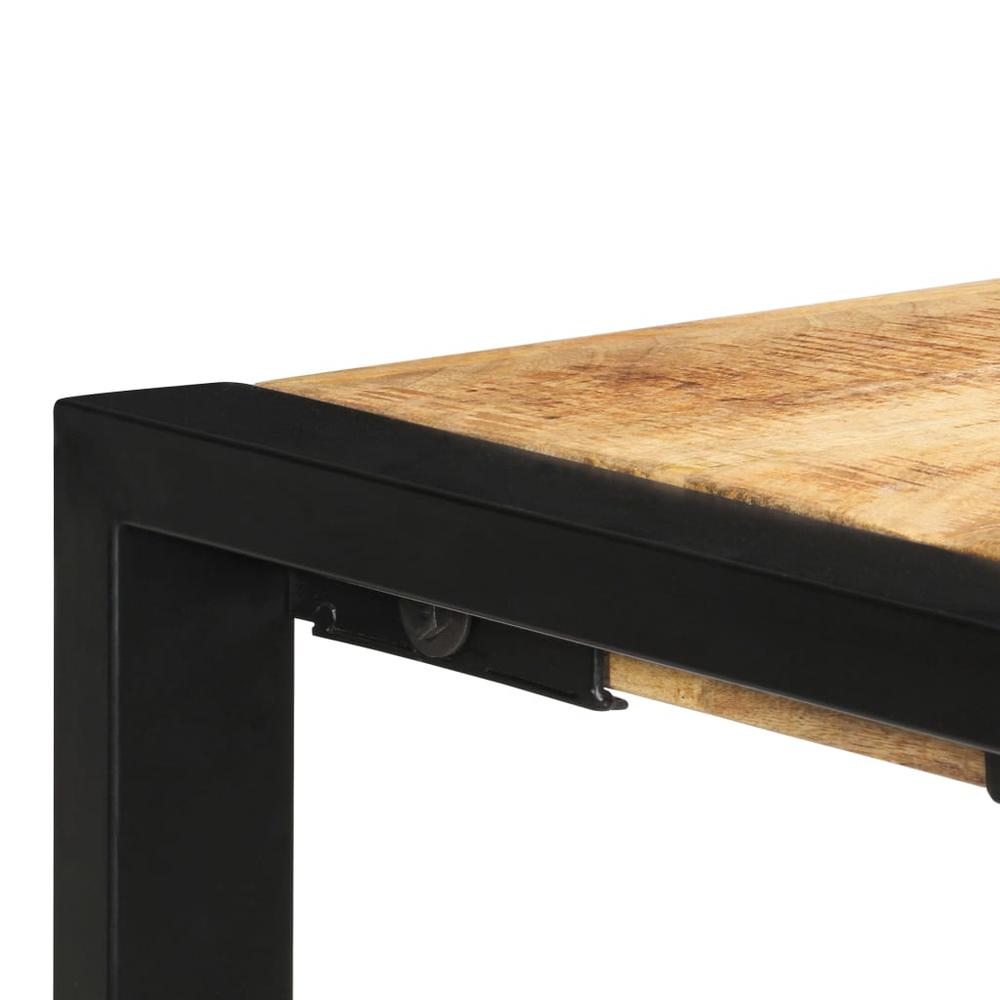 vidaXL Console Table 43.3"x13.8"x29.9" Solid Mango Wood