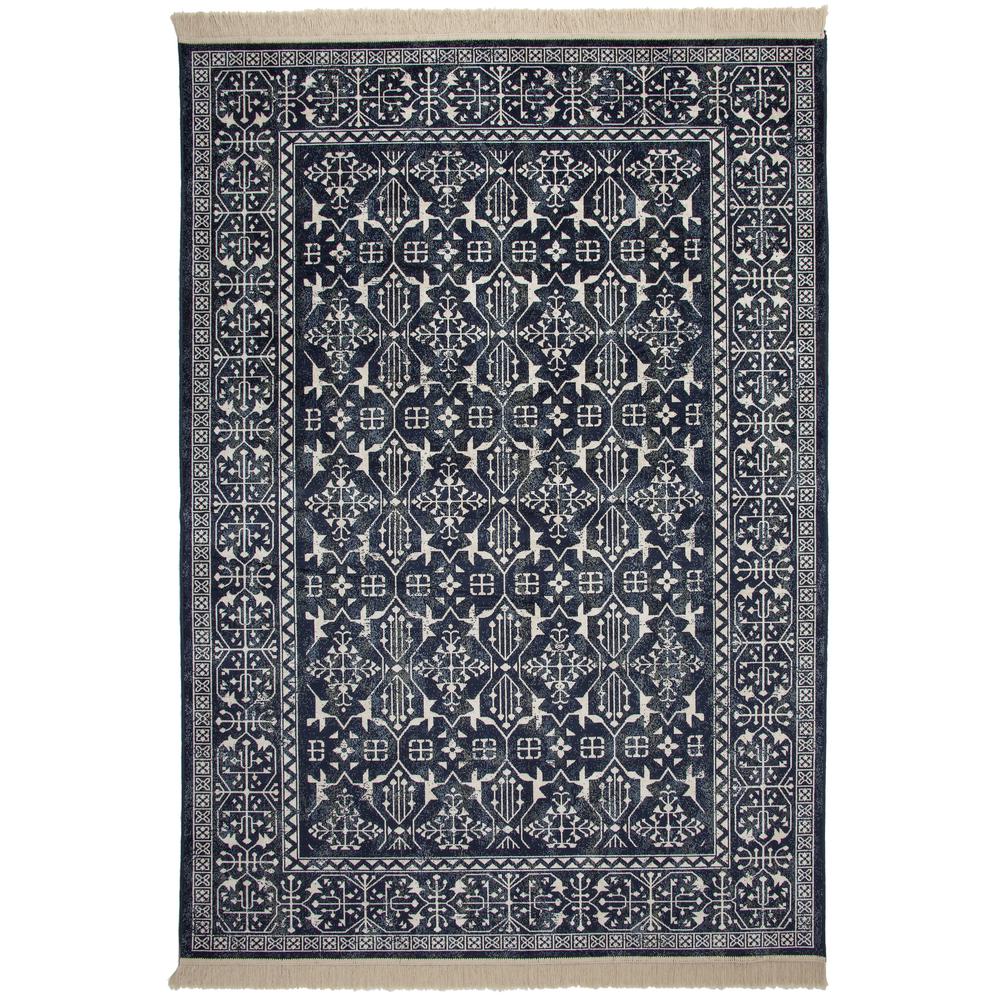 Sonoma Rothbury Navy/White Area Rug, 7'10" x 10'1"