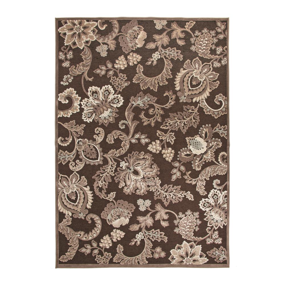 Napa Arlington Black/Grey/Ivory Area Rug, 5'3" x 7'6"