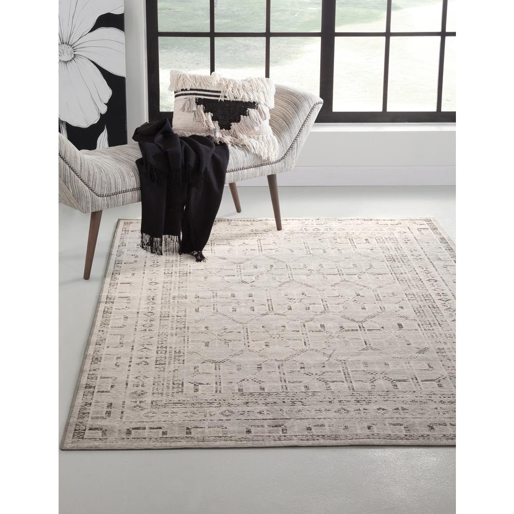 Sonoma Cheyenne Grey, Charcoal, Ivory Area Rug, 7'10" x 10'1"