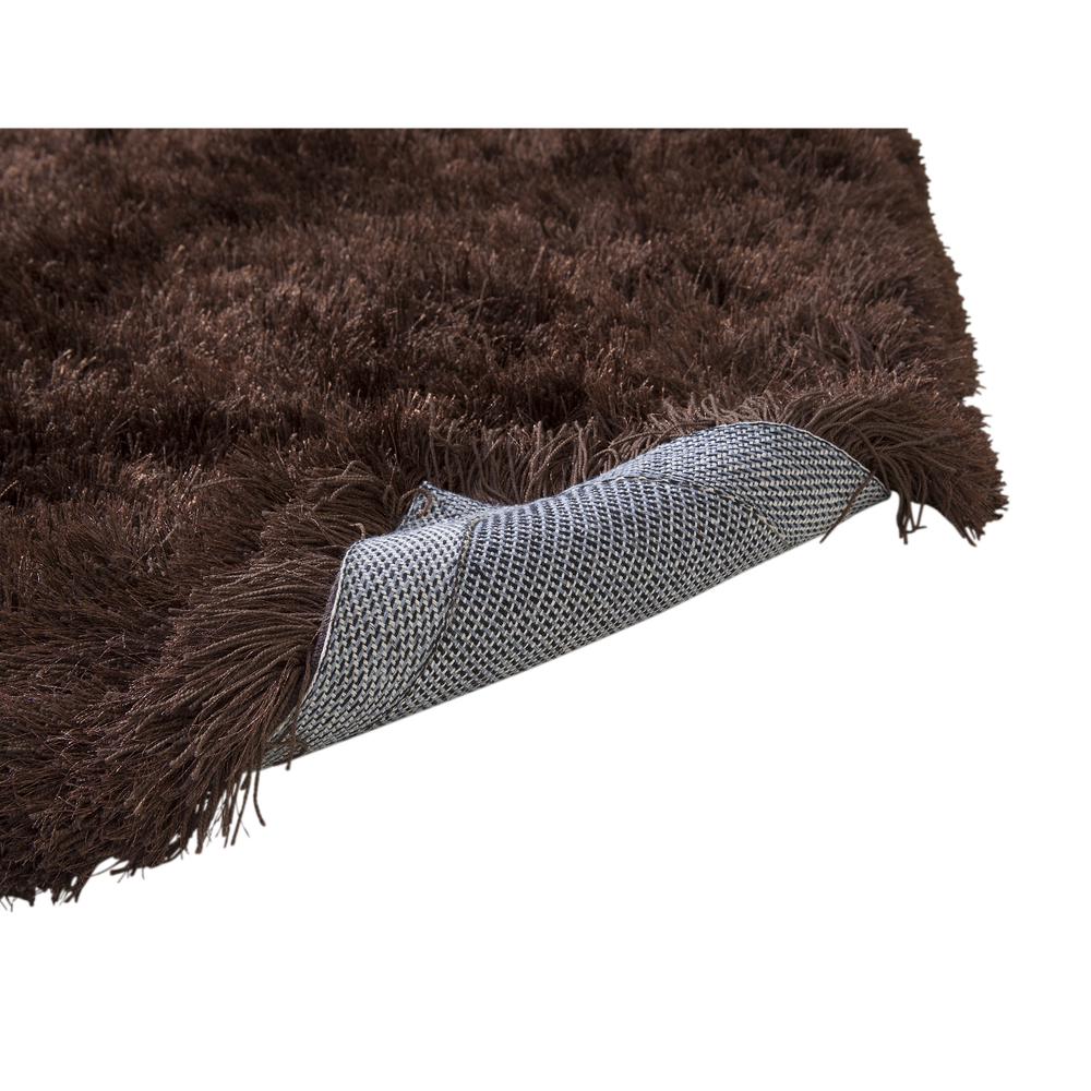 Luxe Shag Chocolate Area Rug, 8' x 10'