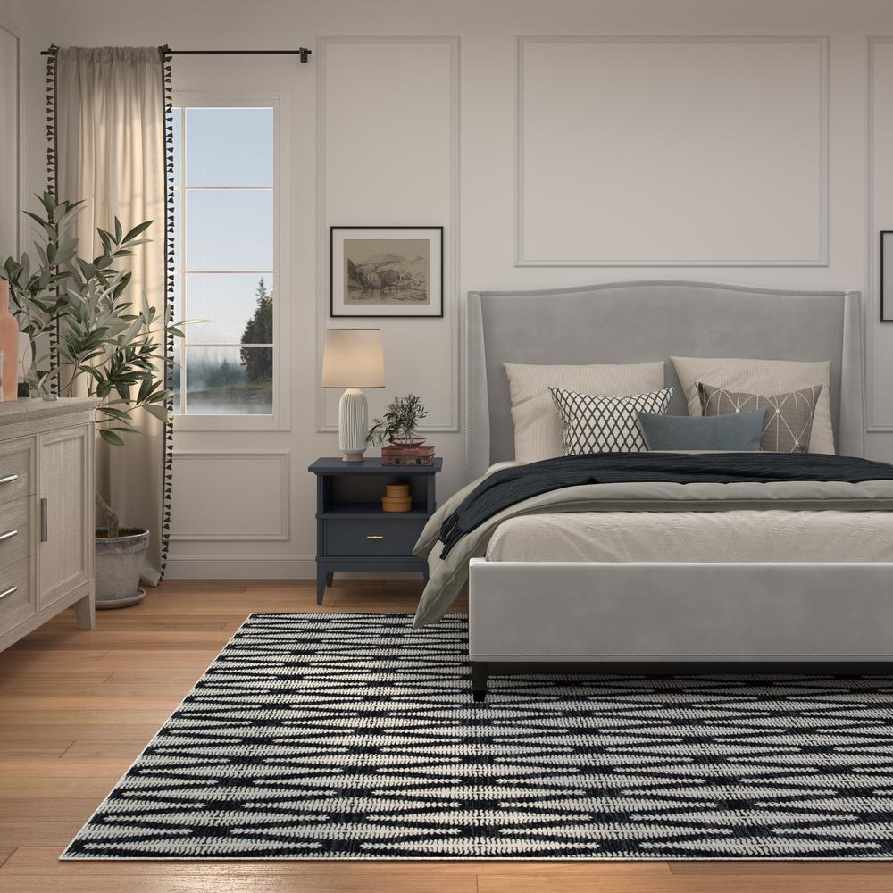 Sonoma Mesilla Navy/Ivory Area Rug, 5'3" x 7'6"
