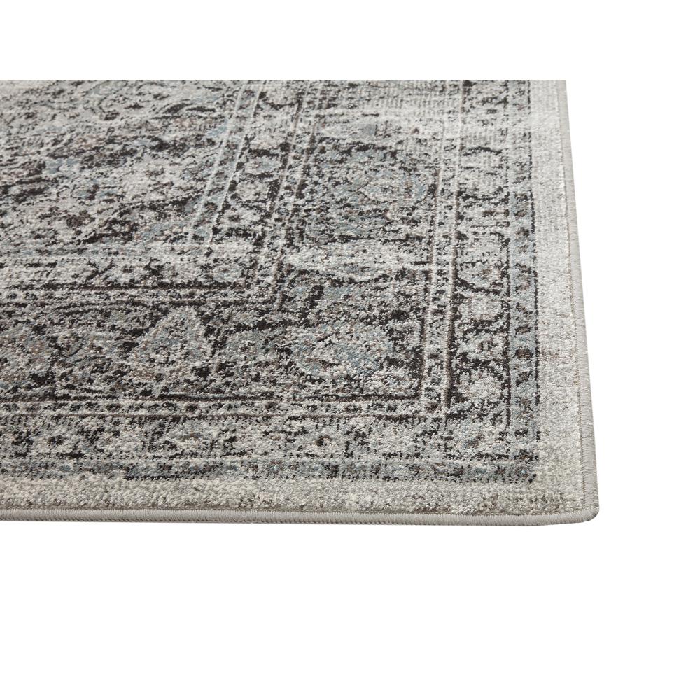 Sonoma Bryson Silver/Charcoal Area Rug, 5'3" x 7'6"