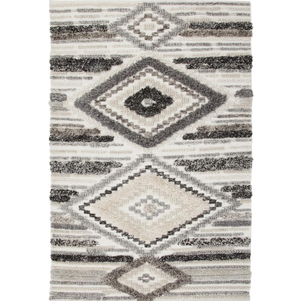 Drake Myra Charcoal/ Grey/ Ivory Area Rug, 8' x 10'