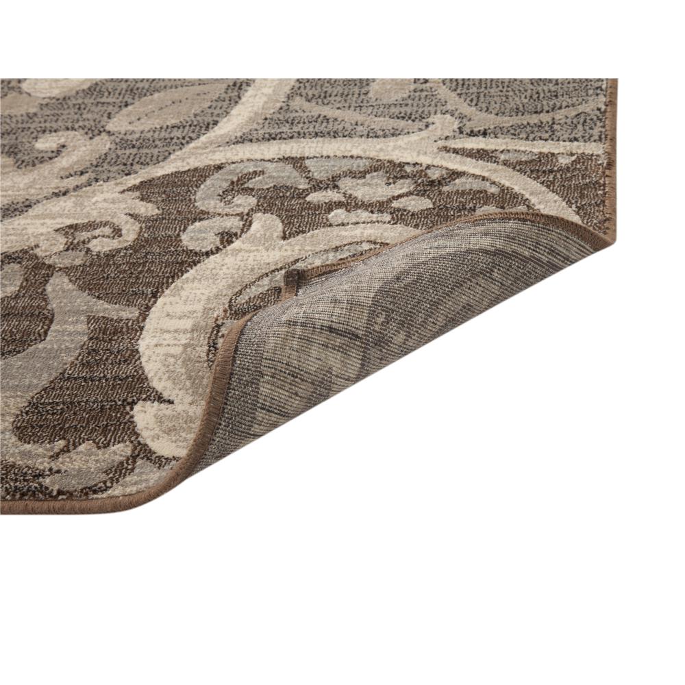 Sonoma Chauncy Grey/Chocolate Area Rug, 5'3" x 7'6"