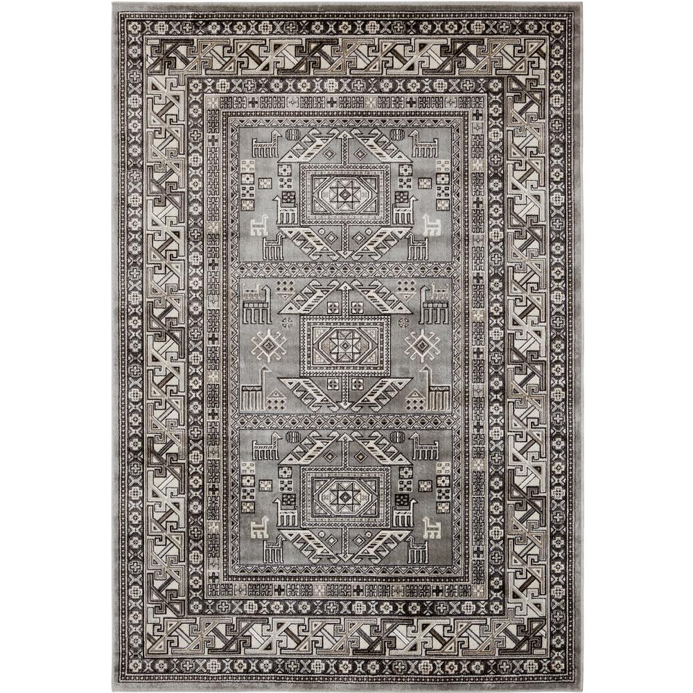 Sonoma Myan Grey/Ivory Area Rug, 7'10" x 10'1"