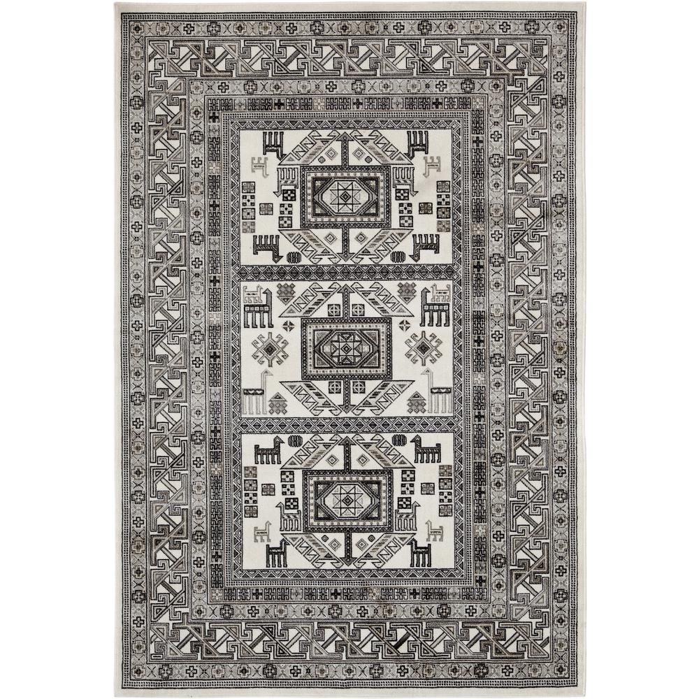 Sonoma Myan Ivory/Grey Area Rug, 5'3" x 7'6"