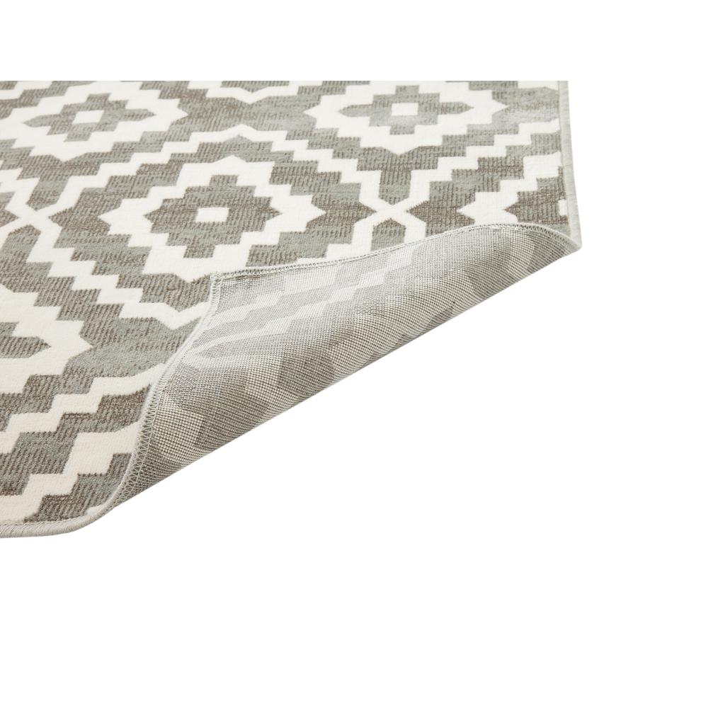 Sonoma Verona Silver-Grey/White Area Rug, 7'10" x 10'1"