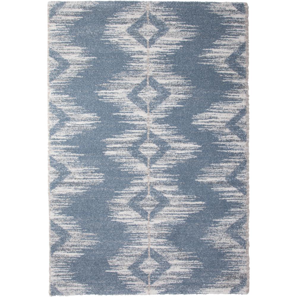 Granada Calista Blue/ Beige/ Ivory Area Rug, 5'3" x 7'6"