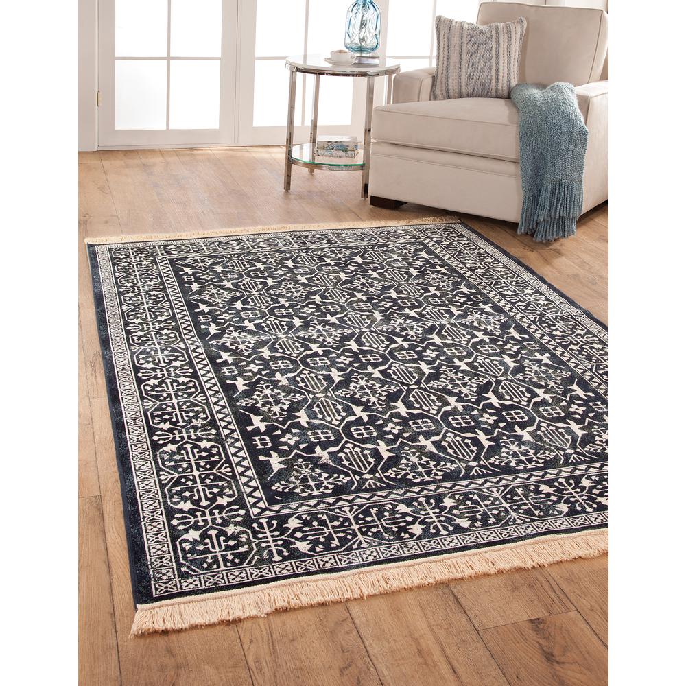 Sonoma Rothbury Navy/White Area Rug, 7'10" x 10'1"