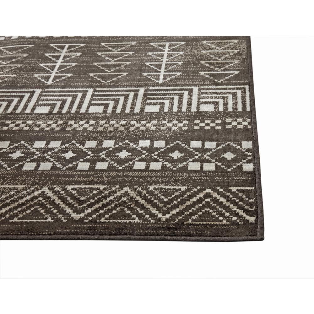 Sonoma Ambrose Brown, Natural and Ivory Area Rug, 5'3" x 7'6"