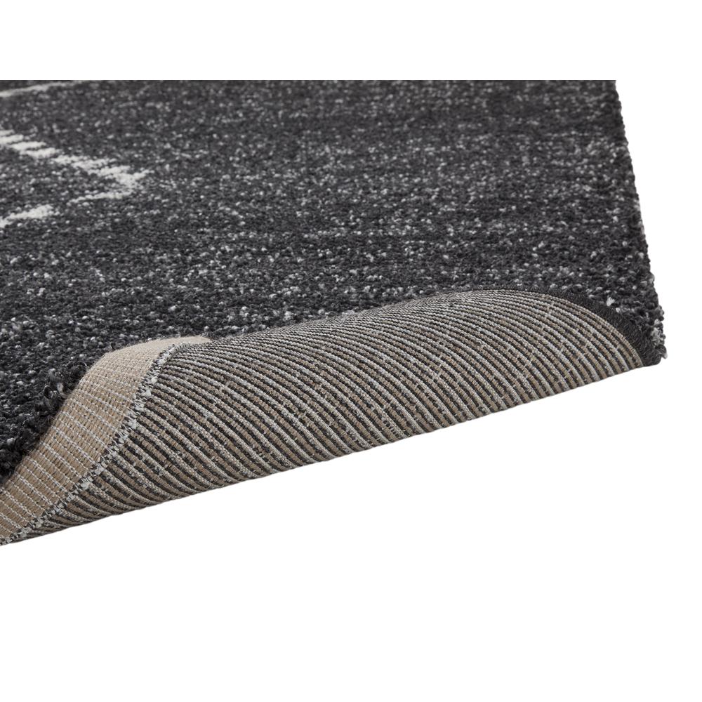 Granada Asher Black/ Ivory Argyle Area Rug, 5'3" x 7'6"