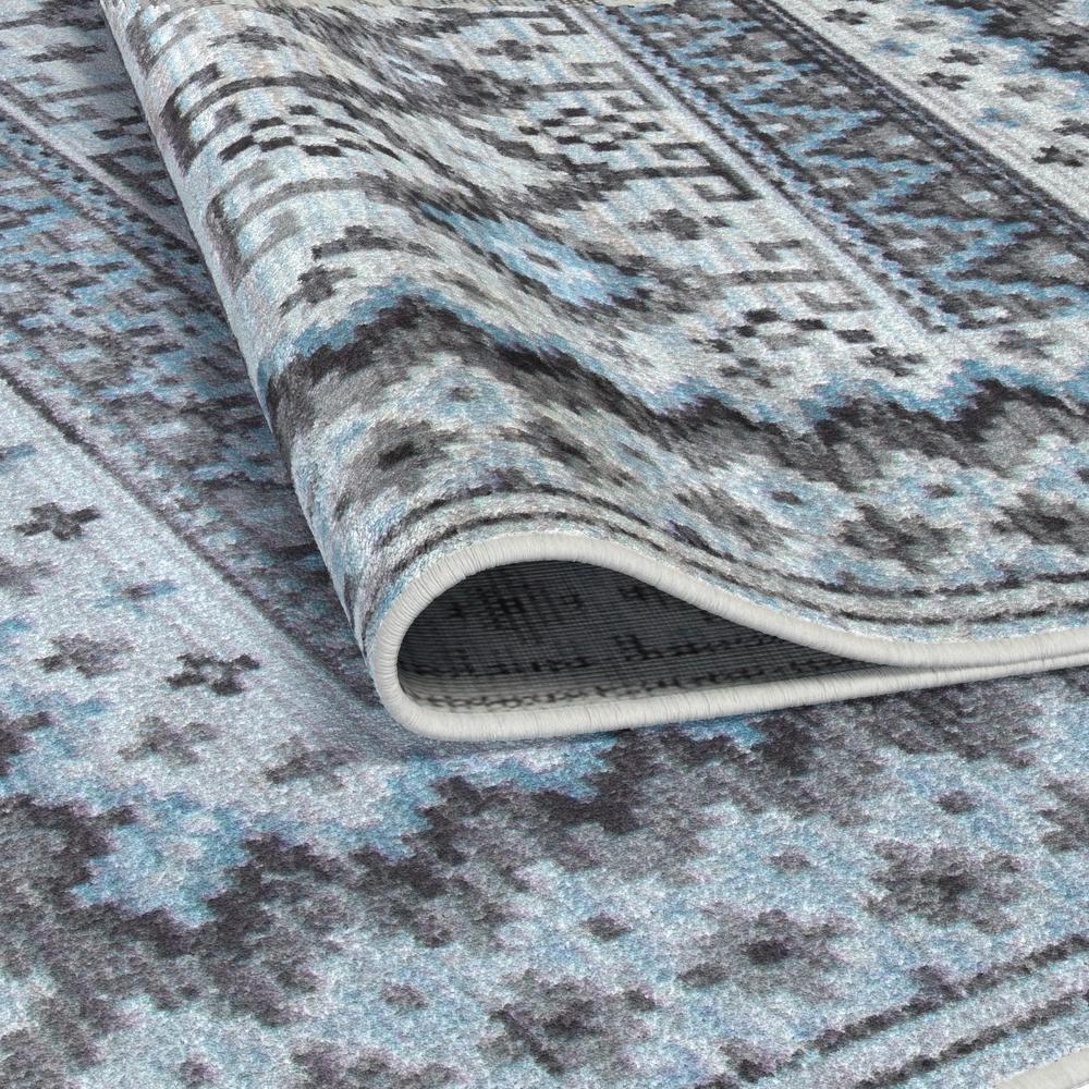 Sonoma Fallon Blue/Charcoal/Grey/Ivory Area Rug, 7'10" x 10'1"