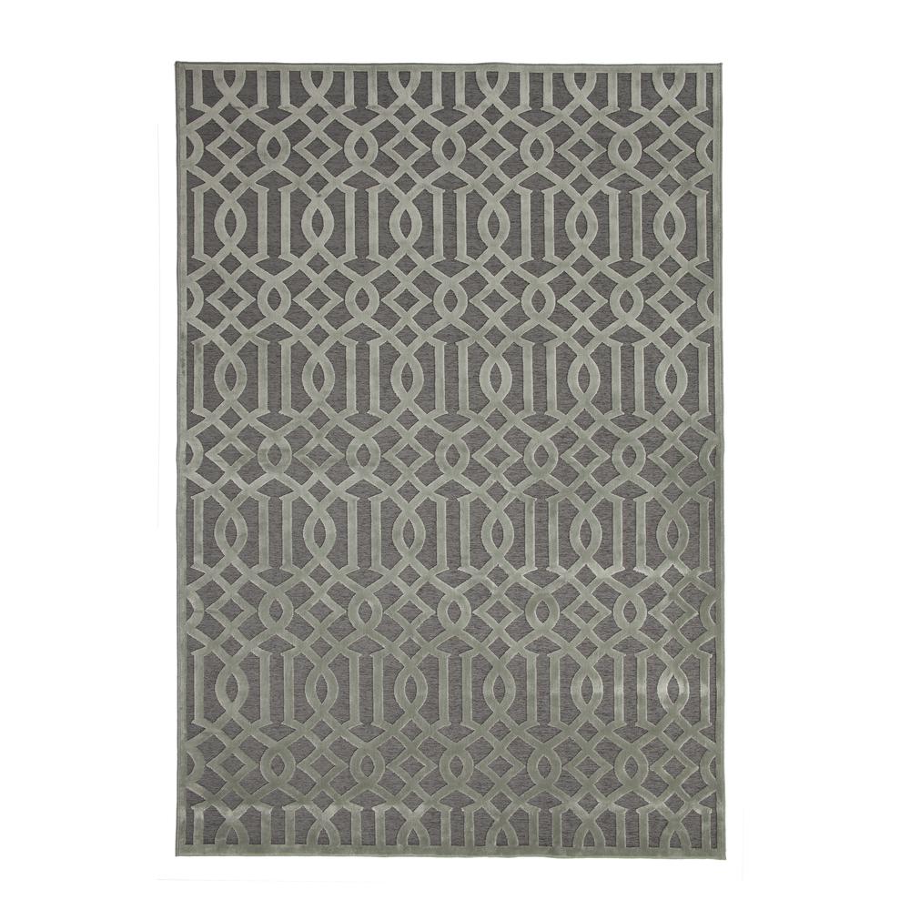 Napa Gilford Grey/Silver Area Rug, 5'3" x 7'6"