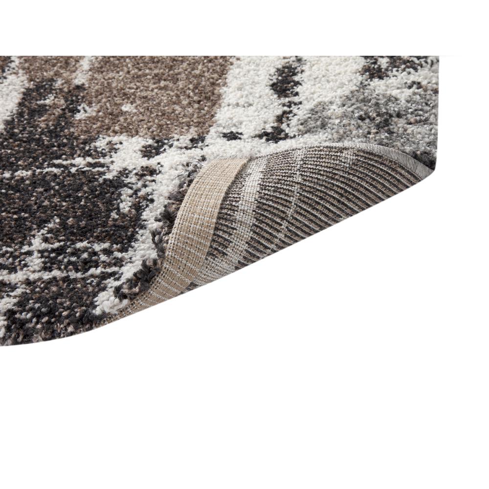Granada Bakari Chocolate/Med.Brown/Grey/Ivory  Area Rug, 7'10" x 10'10"